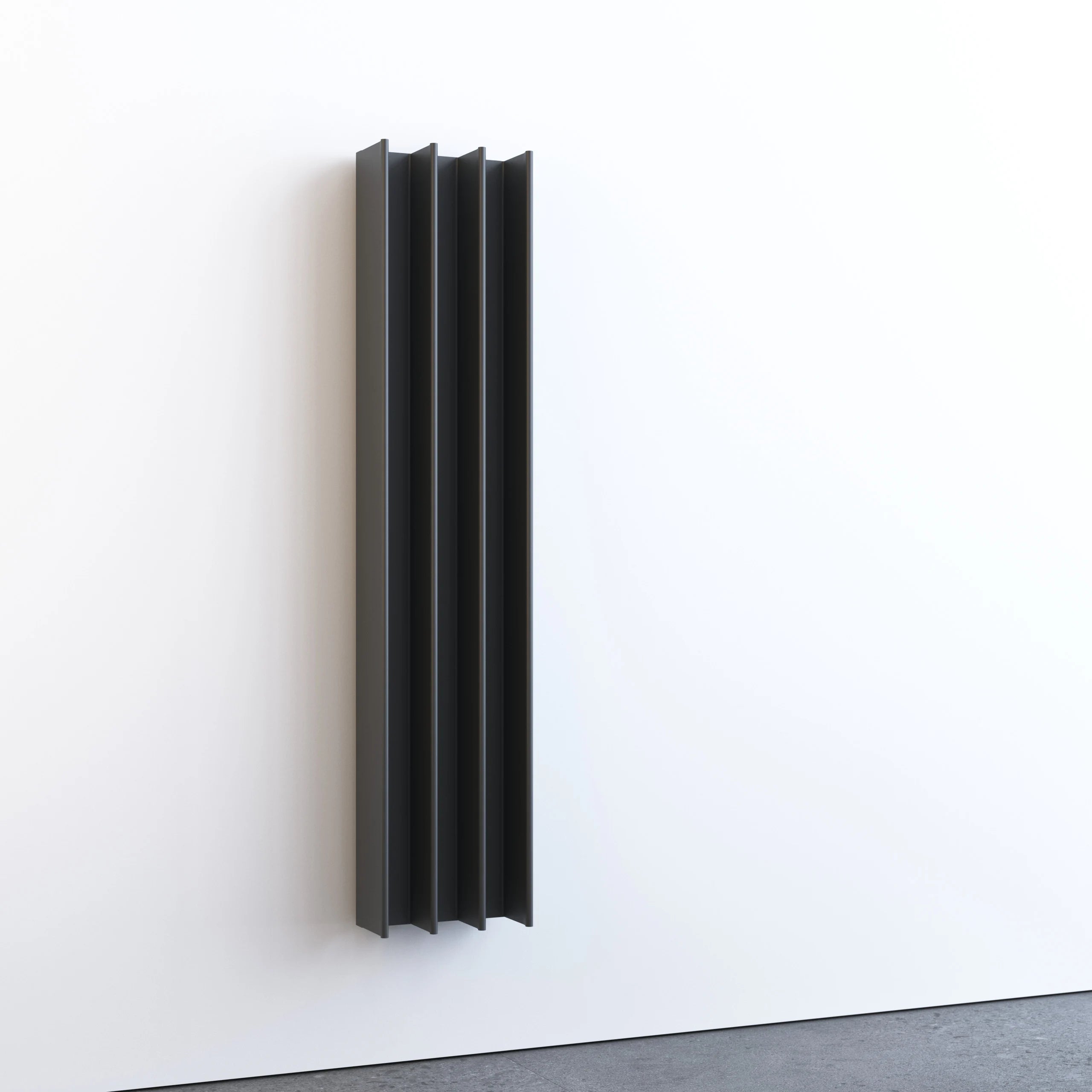 Gordon heated towel rail dark grey